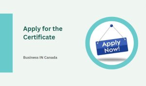 Apply for the Certificate