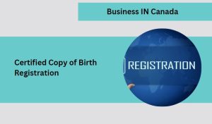 Certified Copy of Birth Registration