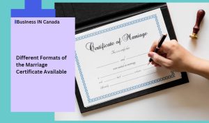 Different Formats of the Marriage Certificate Available