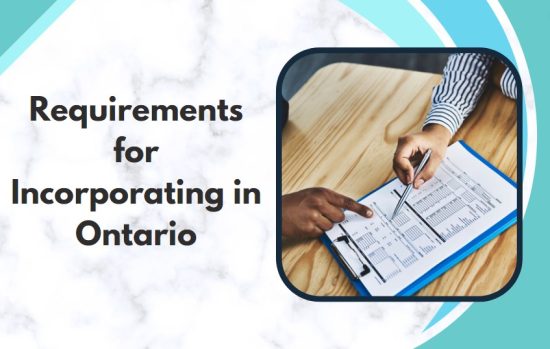 Requirements for Incorporating in Ontario